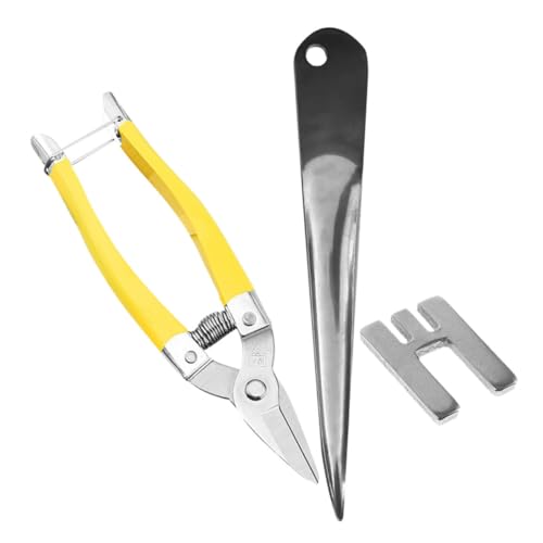 FONDOTIN Wicker Reparaturset Metall Pry Tool Rattan Reparaturwerkzeug mit Stabilem Metall Reparaturschere und Sammelrahmen Geeignet für Korb Gartenmöbel und Wicker Stuhl Reparatur von FONDOTIN