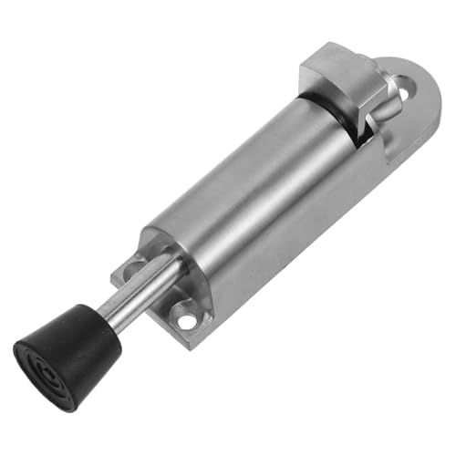 FONDOTIN Zinklegierter Türstopper mit Federbelastung Robuster Bodentürhalter zum Offenhalten Rutschfester Schraubenloser Türfeststeller Geräuschdämpfend für Zuhause und Büro von FONDOTIN