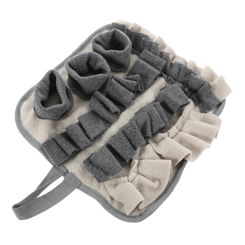 FONDOTIN rutschfeste Kaninchen Schnüffelmatte aus Hochwertigem Fleece zur Beschäftigung und Futtersuche Weiche Trainingsmatte für Haustiere Fördert Natürlichen von FONDOTIN