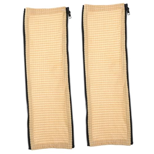 FONDOTIN wasserdichte Bürostuhl Armlehnenbezüge aus Elastischem Polyester Dehnbar rutschfest Abnehmbar Passend für Computer und Drehstühle Beige FONDOTIN wasserdichte Bürostuhl Armlehnenbezüge aus Elastischem Polyester Dehnbar rutschfest Abnehmbar Passend für Computer und Drehstühle Beige von FONDOTIN