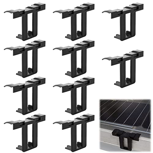 10 Stück Solarpanel Wasserablauf Clips, PV-Module Reinigungsclips für Wasserabfluss, Zubehör Solarpanel Halterung für Solarmodul 30mm, 35mm, 40mm (30mm) von FONDUO