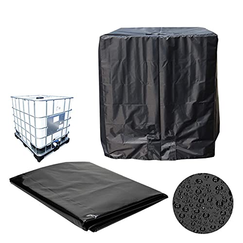 FONDUO IBC Tank Abdeckung 1000L Schutzhülle 120x100x116cm Hochwertiges Polyester Schwarz Für IBC-Tank Behälter Container Mit Robuster Deckelkonstruktion Und Windschutz FONDUO IBC Tank Abdeckung 1000L Schutzhülle 120x100x116cm Hochwertiges Polyester Schwarz Für IBC-Tank Behälter Container Mit Robuster Deckelkonstruktion Und Windschutz von FONDUO