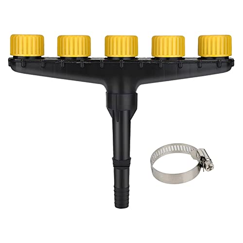 FONDUO Mehrkopf-Sprinkler Bewässerungssystem Mit 4/5/6 Düsen 1-Zoll 1 2-Zoll Schnittstelle Einstellbarer Rasensprenger Für Garten Terrasse Hof Bewässerung Rasenflächen (B) von FONDUO