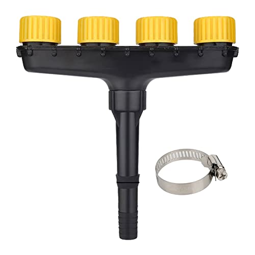 FONDUO Mehrkopf-Sprinkler Bewässerungssystem Mit 4/5/6 Düsen 1-Zoll 1 2-Zoll Schnittstelle Einstellbarer Rasensprenger Für Garten Terrasse Hof Bewässerung Rasenflächen (C) von FONDUO