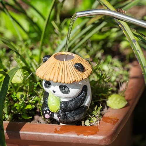 Selbstbewässerung Wasserspeicher Figuren Deko Garten Statue Für Blumentopf, Gartenfiguren Bewässerungskugeln für Pflanzen, Pflanzenbewässerung Bewässerungskugeln für Balkon Garten Deko (B) von FONDUO