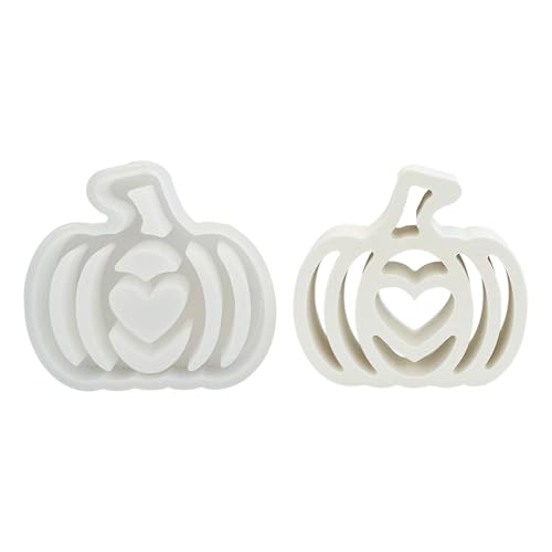 Silikonformen Gießformen Halloween Kürbis Silikonform Herbst Gießformen Silikon Kerzenhalter Für Herbstdeko Kürbis Giessformen Silikon Formen Zum Gießen Herbst DIY Gipsformen Zum Gießen Halloween (B) von FONDUO