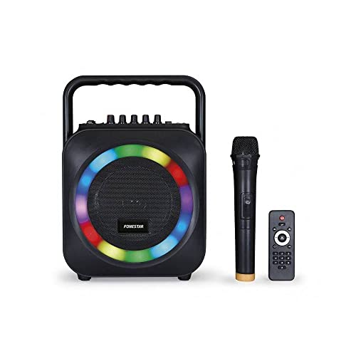 FONESTAR BOX-35LED Altavoz Bluetooth Con Karaoke 35W Negro von FONESTAR