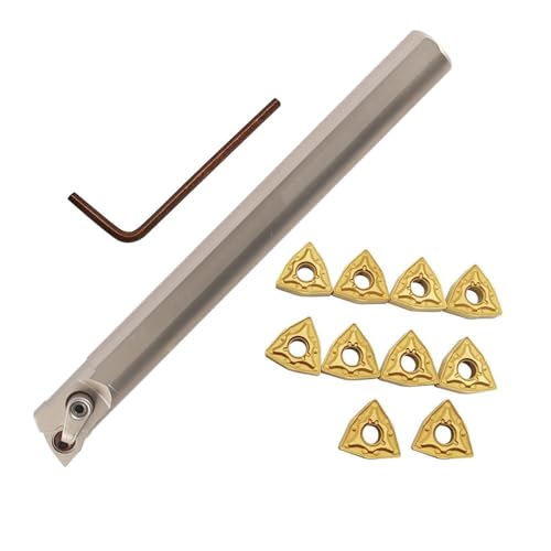 FONGKNOX 11 STÜCKE 3/4 "drehmaschine interne bohrstange 20mm hartmetall Schaft S20R-MWLNR08 hartmetall Blatt indexierbar von FONGKNOX