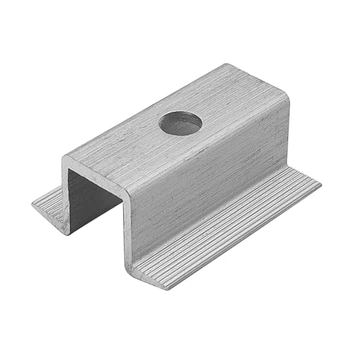 FONGKNOX 6PSC Mid-Clip Solarhalterung Aluminiumlegierung Solarmodulklemme, dient zur Befestigung von Solarmodulen mit Einer Modulhöhe von 25-45 mm von FONGKNOX
