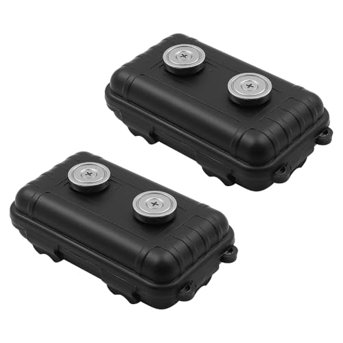 FONGKNOX Schlüsselversteck für den Außenbereich, magnetische Schlüsselbox, Autoschlüsselversteck zur Aufbewahrung von Notschlüsseln per USB, fällt Nicht ab (schwarz) von FONGKNOX