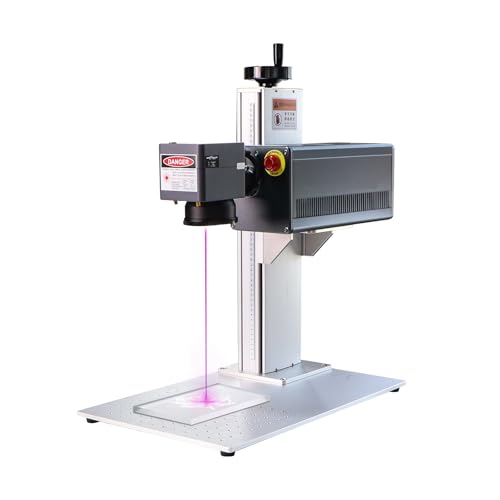 FONLAND 5W Lasergravierer Integrierte Tragbare Luftkühlung UV Lasermarkiermaschine zum Gravieren von Kristallglas Acryl und Kunststoffmaterialien(5W Machine) von FONLAND