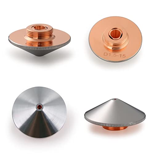 FONLAND Raytools Laserdüse für Faserlaserschneider CNC Schneidemaschine, Durchmesser 32 mm, H15, Kaliber 0,8–6,0, doppelschichtige Verchromung, Schweißlaserdüse für Faserlaser von FONLAND