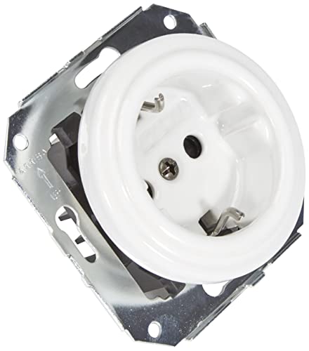 Fontini 31-212-17-2 - Steckdose, 16 A, Porzellan, Weiß von FONTINI