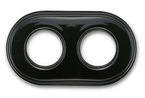 Fontini 31-802-27-2 Rahmen aus Holz, Buche, 2 Elemente, Porzellan, Schwarz von FONTINI