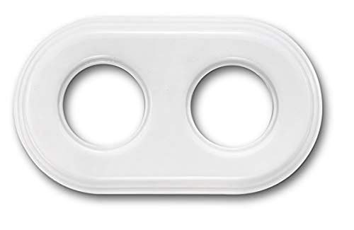 Fontini Garby Rahmen, 2 Elemente, Porzellan, Weiß Fontini Garby Rahmen, 2 Elemente, Porzellan, Weiß von FONTINI