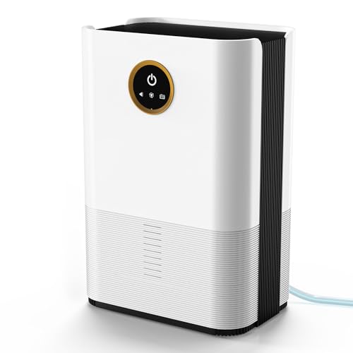 Luftentfeuchter Elektrisch 1000ML Raumentfeuchter Elektrisch Farbiges LED-Licht Ultraleise Entfeuchter Elektrisch für Heim Schlafzimmer von FOOING