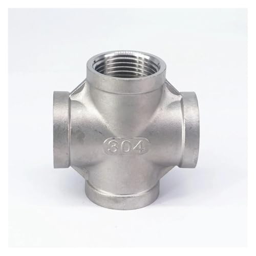 1" BSP Female 304 Stainless Steel Cross 4 Way Connector Pipe Fitting Water Oil air 1" BSP Female 304 Stainless Steel Cross 4 Way Connector Pipe Fitting Water Oil air von FOPURE