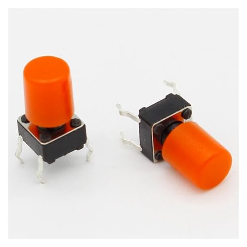 100pcs/lot Red Cap Hat for 6 * 6mm G61 Tactile Push Button Switch Lid Cover Control switch 100pcs/lot Red Cap Hat for 6 * 6mm G61 Tactile Push Button Switch Lid Cover Control switch von FOPURE