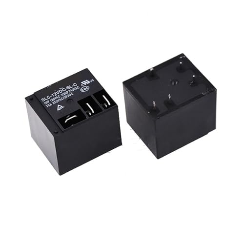10PCS/lot Power relays SLC-12VDC-SL-C 12v 30A T91 HF2100 A set of conversions 5PIN Black Electrical PCB Relay Industrial Electrical Relays von FOPURE