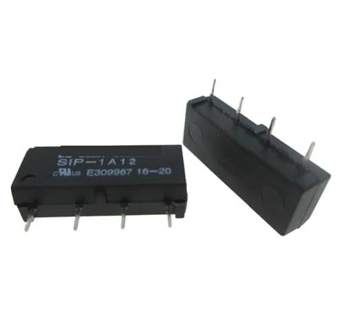 10PCS SIP-1A12 SIP1A12 SIP-1A12V 12V 1A 12VDC DC12V reed 12V relay DIP4 Industrial Electrical Relays von FOPURE