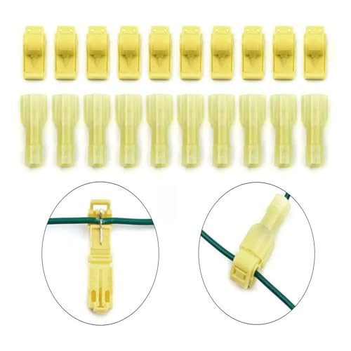 10Pcs Quick Electrical Cable Connectors Snap Splice Lock Wire Terminals Insulated Crimp Terminal Connector 10Pcs Quick Electrical Cable Connectors Snap Splice Lock Wire Terminals Insulated Crimp Terminal Connector von FOPURE