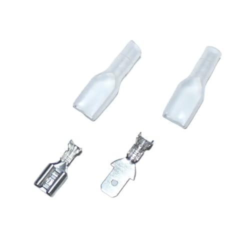 10set 4.8mm Crimp Terminal with Sheath Inserted Spring 4.8 mm Male Female Spade Connector for 22-16AWG Wire 10set 4.8mm Crimp Terminal with Sheath Inserted Spring 4.8 mm Male Female Spade Connector for 22-16AWG Wire von FOPURE