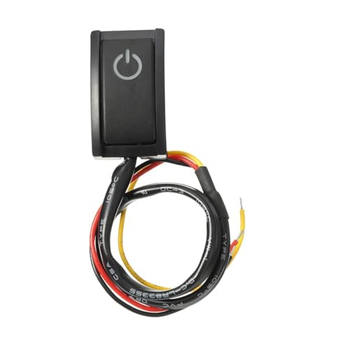 12V 200mA Car Accessory DIY ON/OFF White Light Paste Type Latching Black Push Button Switch Control switch 12V 200mA Car Accessory DIY ON/OFF White Light Paste Type Latching Black Push Button Switch Control switch von FOPURE