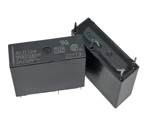 1pc ALD124 24V-3A Relay 4pins Industrial Electrical Relays von FOPURE