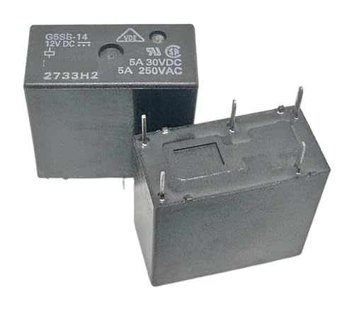 1pc G5SB-14 12VDC (33F-1C-12V-5A) Relay 5 pins Industrial Electrical Relays von FOPURE