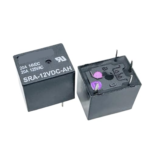 1pc SRA-12VDC-AH (T78A-12V/24V-20A) Relay 4pins Industrial Electrical Relays von FOPURE