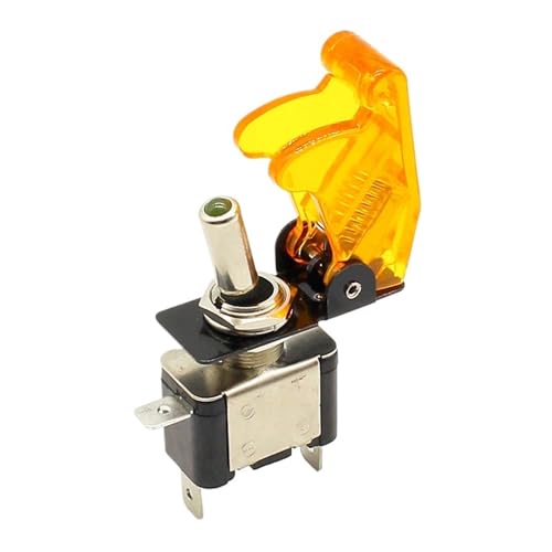1pcs Yellow 12V 20A Racing Car Truck Boat Cover LED Push Button Rocker Toggle Switch Control+ dust cover Control switch 1pcs Yellow 12V 20A Racing Car Truck Boat Cover LED Push Button Rocker Toggle Switch Control+ dust cover Control switch von FOPURE
