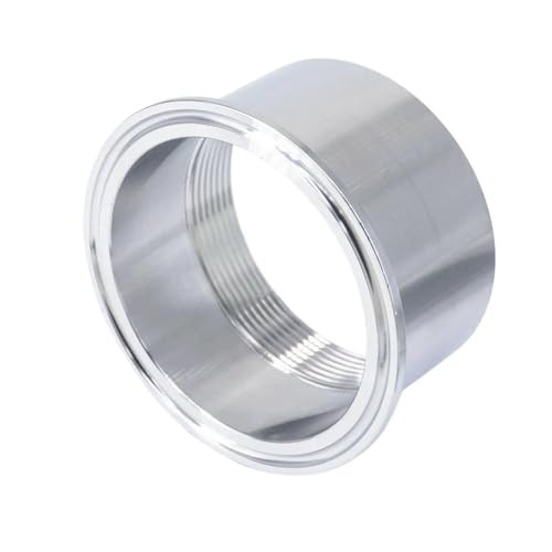 2-1/2" BSPT Female x 3" Tri Clamp 304 Stainless Steel Ferrule Clamp Pipe Fitting Connector 2-1/2" BSPT Female x 3" Tri Clamp 304 Stainless Steel Ferrule Clamp Pipe Fitting Connector von FOPURE