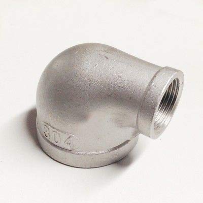 2" BS to 1" BSP Female 304 Stainless Steel Reducing Elbow Connector Pipe Fitting Water Oil air 2" BS to 1" BSP Female 304 Stainless Steel Reducing Elbow Connector Pipe Fitting Water Oil air von FOPURE