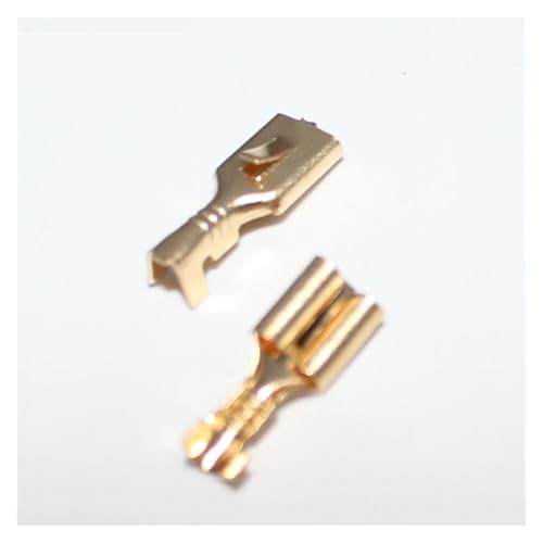 20Pcs 7.8mm Brass Female Crimp Terminal Connectors Car Automotive Connector Spade Terminals von FOPURE