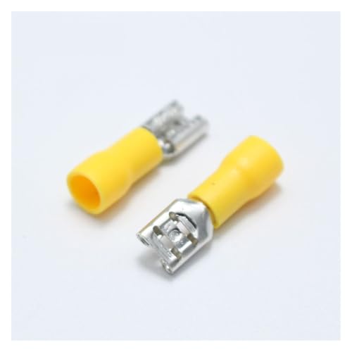20pcs 6.3mm Crimp Terminal 6.3 Female Pre-Insulated Electrical Connectors for 12AWG - 10AWG Wire /4-6mm2 Cable IMax=24A 20pcs 6.3mm Crimp Terminal 6.3 Female Pre-Insulated Electrical Connectors for 12AWG - 10AWG Wire /4-6mm2 Cable IMax=24A von FOPURE