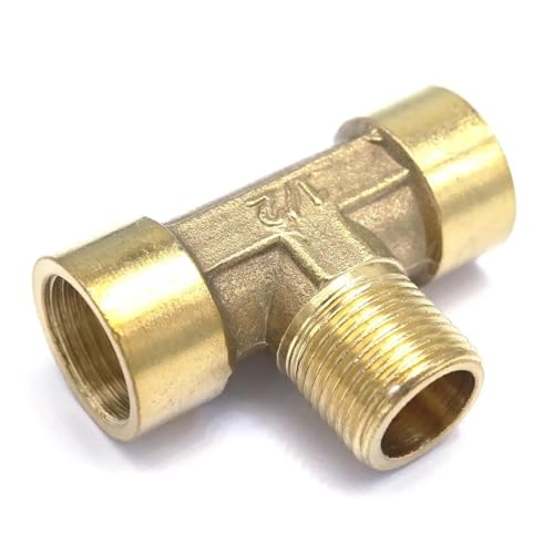 3/8" BSP Female-Male-Female Tee 3 Way Brass Splitter Pipe Fitting Water Gas Oil 8 Bar 3/8" BSP Female-Male-Female Tee 3 Way Brass Splitter Pipe Fitting Water Gas Oil 8 Bar von FOPURE