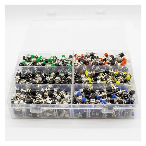 300pcs 7mm Momentary Push button Switch Press the reset switch Momentary On Off Push Button Switch Normally Open NO Control switch 300pcs 7mm Momentary Push button Switch Press the reset switch Momentary On Off Push Button Switch Normally Open NO Control switch von FOPURE