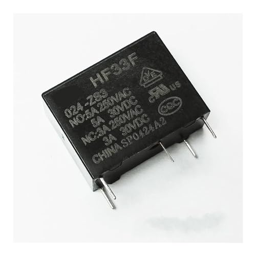 50PCS/lot Power relays HF33F JZC-33F-024-ZS3 24V 5A 250VAC 5PIN relay Industrial Electrical Relays von FOPURE