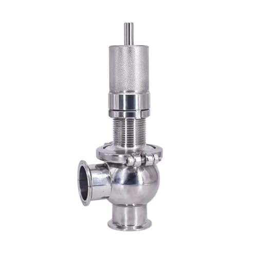 63mm Pipe x2.5" Tri Clamp Adjustable Pressure Valve SUS 304 Stainless Steel 63mm Pipe x2.5" Tri Clamp Adjustable Pressure Valve SUS 304 Stainless Steel von FOPURE