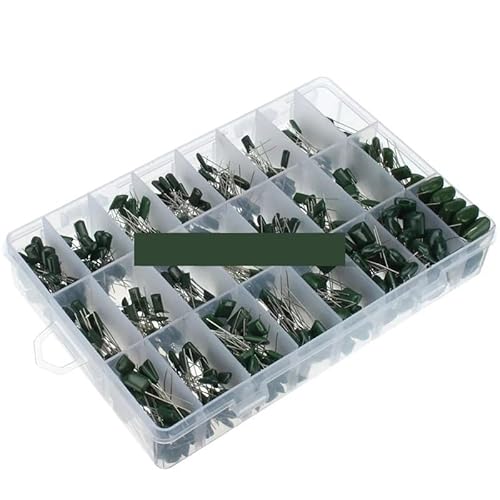 660pcs/lot 24value capacitor kit 100v 2a221j to 2a474j polyester film capacitor assorted kit 0.47nf 0.68nf 1nf 2.2nf capacitors Capacitance Meters 660pcs/lot 24value capacitor kit 100v 2a221j to 2a474j polyester film capacitor assorted kit 0.47nf 0.68nf 1nf 2.2nf capacitors Capacitance Meters von FOPURE