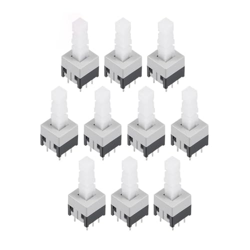 8.5x8.5x22mm PCB DIP Tact Tactile Push Button Switch Latching 6 Pin 10PCS Control switch 8.5x8.5x22mm PCB DIP Tact Tactile Push Button Switch Latching 6 Pin 10PCS Control switch von FOPURE