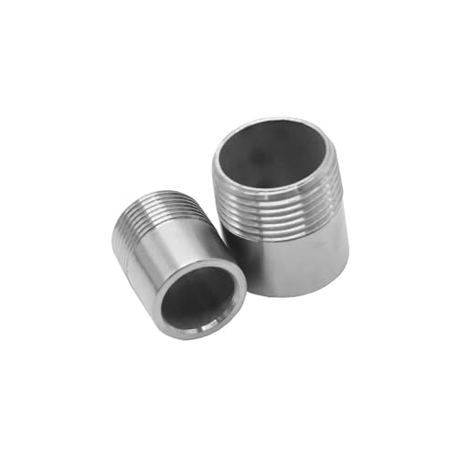 DN15 1/2" BSPT Male x Butt Weld Nipple 304 Stainless Steel Pipe Fitting Connector Coupler Water Gas Oil von FOPURE