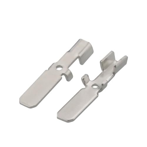 FOPURE 100 PCS 4.8 Series Connector Terminal Terminal Insert Copper Reed Pin Copper Terminal DJ615B-4.8A von FOPURE