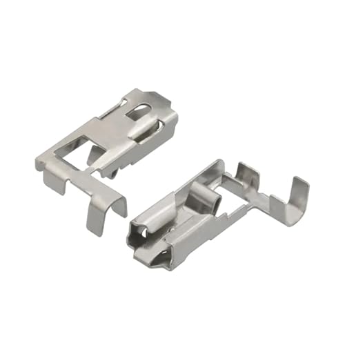 FOPURE 100 PCS 6.3 Series Elbows with Locks Terminals Automotive Connectors Terminals Copper Tin Plating DJ6247-D6.3B von FOPURE