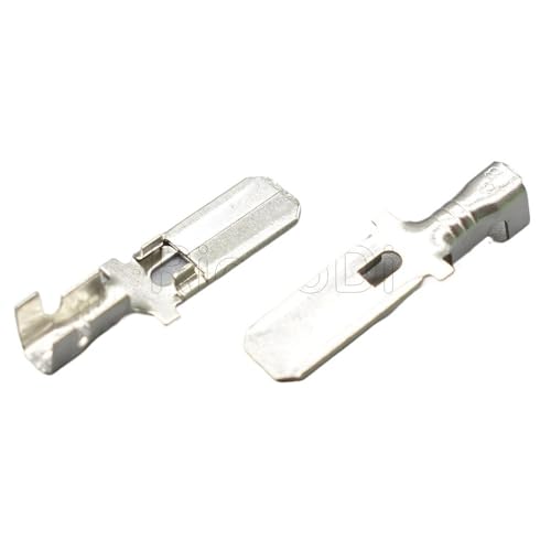 FOPURE 100 Pcs Terminal Auto Wiring Terminals Contacts Crimp Pin Loose Tin-Plated Terminals DJ6118-6.3A von FOPURE