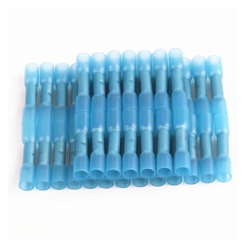 FOPURE 100PCS Heat Shrink Butt Connectors Insulated Heat Shrink Crimping Terminals 16-14 AWG Electrical Wire Crimp Terminals von FOPURE