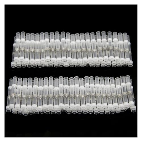 FOPURE 100PCS Seal Heat Shrink Soldering Sleeve Terminals Insulated Butt Wire Connectors Electrical Wire Soldered Terminals von FOPURE