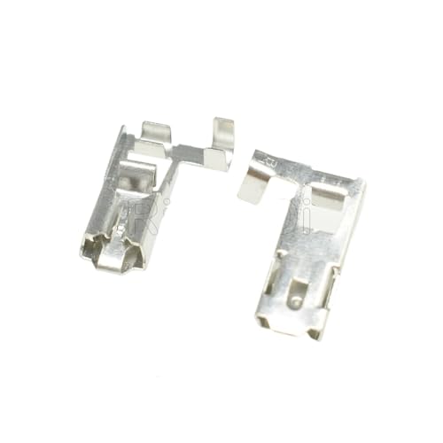 FOPURE 100Pcs Tinned 6.3mm Automotive Terminal Automotive Connector L Type Terminal DJ6247-D6.3B von FOPURE