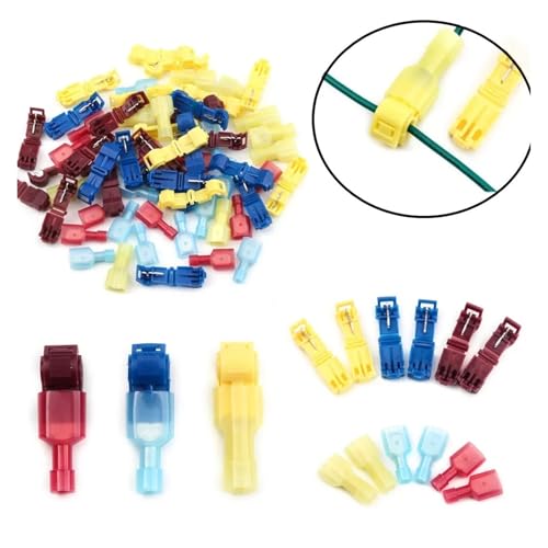FOPURE 120PCS Quick Electrical Wire Connectors Snap Splice Lock Wire Crimp Terminals Connector Assorted Kit von FOPURE