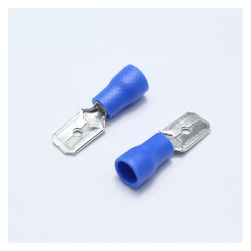 FOPURE 20pcs 6.3mm Crimp Terminal 6.3 Male Pre-Insulated Electrical Connectors for 16AWG - 14AWG Wire /1.5-2.5mm2 Cable IMax=15A FOPURE 20pcs 6.3mm Crimp Terminal 6.3 Male Pre-Insulated Electrical Connectors for 16AWG - 14AWG Wire /1.5-2.5mm2 Cable IMax=15A von FOPURE